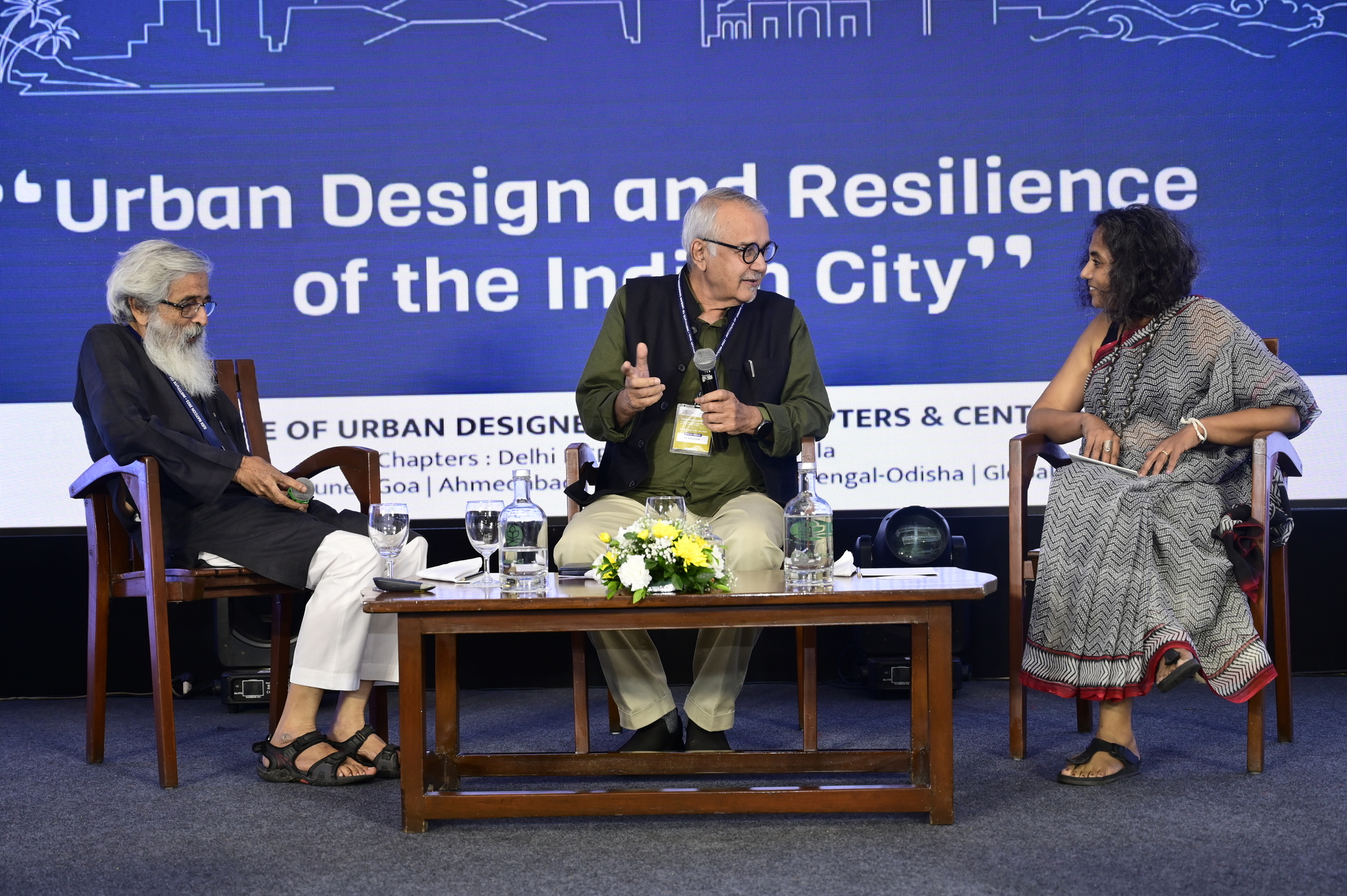 Neelkanth Chhaya, K.T. Ravindran, and Vrunda on Mahendra Raj and B.V. Doshi